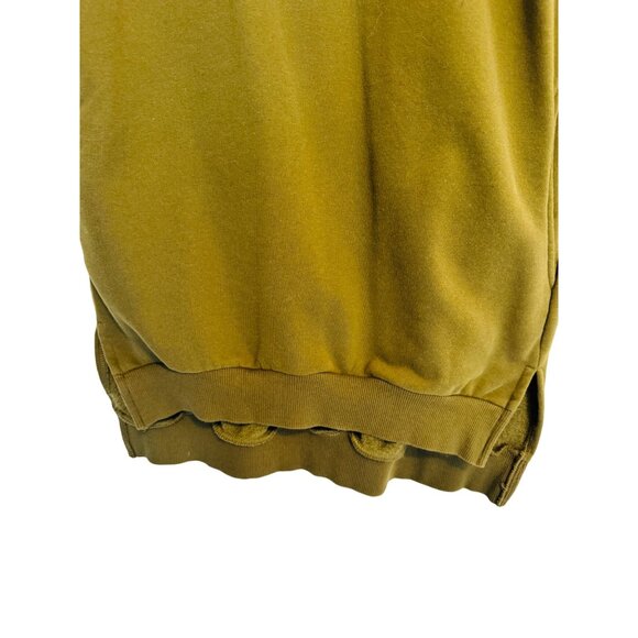 2/$30 Ellie & Kate Medium Olive Green Lace-Up Sweatshirt Dress - Picture 15 of 16